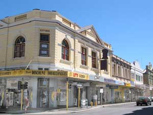 Typische Gebäude in Fremantle