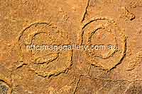 Petroglyphen im Ewaninga Rock Carvings Conservation Reserve (Foto: NTTC)