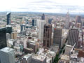 Blick auf Melbournes Central Business District