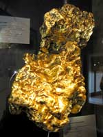 Riesen-Nugget im Goldmuseum von Ballarat