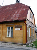 In der Straße Rüütli Nummer 4 wohnte einst Zar Peter bei seinem Aufenthalt in Haapsalu (Foto: Eichner-Ramm)
