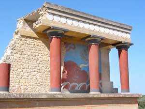 Knossos: Bekanntestes Fotomotiv der Anlage