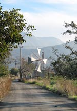 Wahrzeichen der Lassithi-Ebene sind die Windmühlen