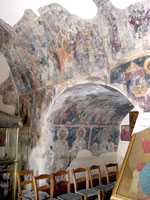 Mindestens 400 Jahre alt: Fresken in der Kirche des Klosters Odigitrias