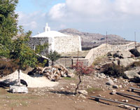 Kirchlein Agia Marina nahe der Ausgrabungsstätte von Zominthos