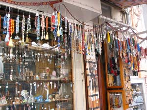 Gebetsketten in einem Laden in der Antisaseos-Straße