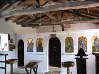 Ikonen in der Kapelle von Agios Pavlos