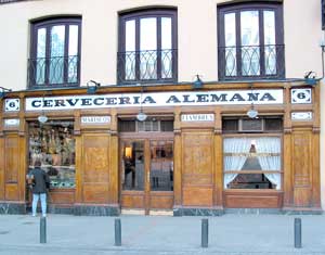 »Cerveceria Alemaña« an der Plaza Santa Ana