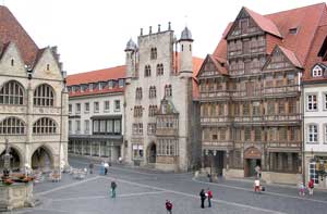 Originalgetreu rekonstruiert: der Hildesheimer Marktplatz