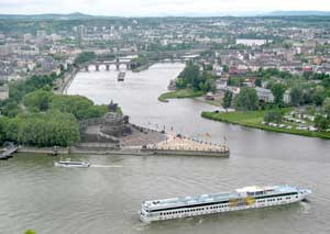 Bekannt als Deutsches Eck: Landzunge an Rhein und Mosel