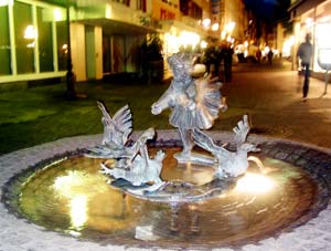 Brunnen in der Straße Entenpfuhl