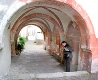 Kreuzgewölbe des Kapitelhauses im Pfarrgarten der Florianskirche