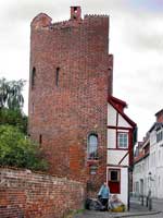 Dieser Halbturm war einst Teil der Stadtbefestigung