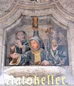 Erinnerung an die Mönche: »Ratskeller« im Innenhof des Alten Rathauses