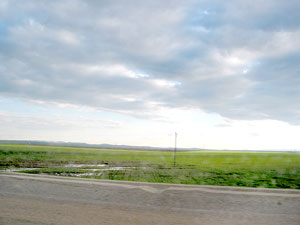 Wirkt trostlos: Landschaft südlich von Diyarbakir