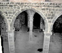 Einst Kirchenraum, heute Platz für Veranstaltungen: Im Innern des Keci-Turms der Stadtmauer